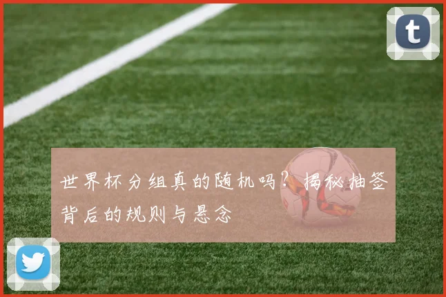 世界杯分组真的随机吗?揭秘抽签背后的规则与悬念